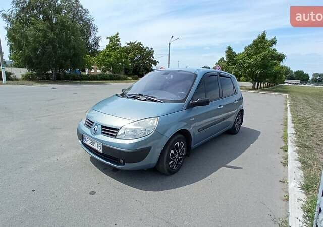 Синий Рено Сценик, объемом двигателя 1.6 л и пробегом 241 тыс. км за 5500 $, фото 1 на Automoto.ua