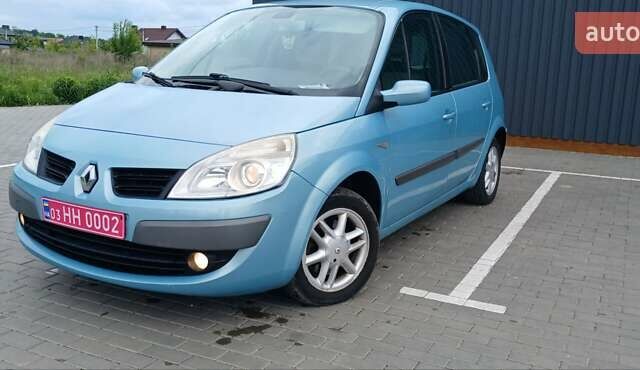 Синий Рено Сценик, объемом двигателя 1.6 л и пробегом 215 тыс. км за 4450 $, фото 1 на Automoto.ua