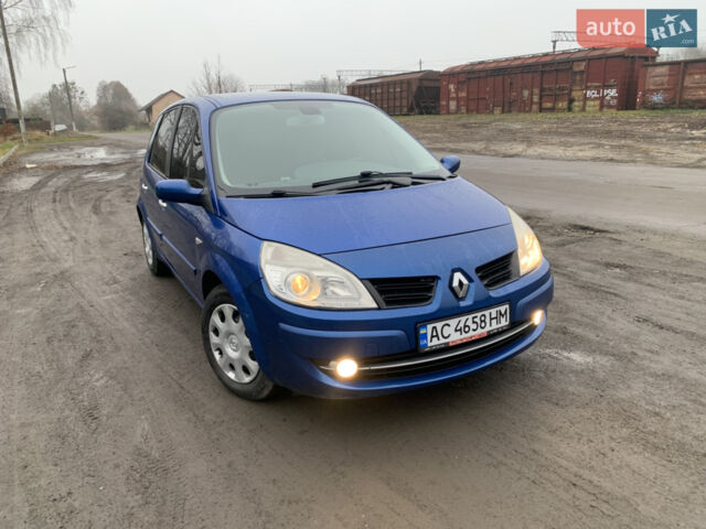 Синий Рено Сценик, объемом двигателя 1.6 л и пробегом 250 тыс. км за 4850 $, фото 1 на Automoto.ua