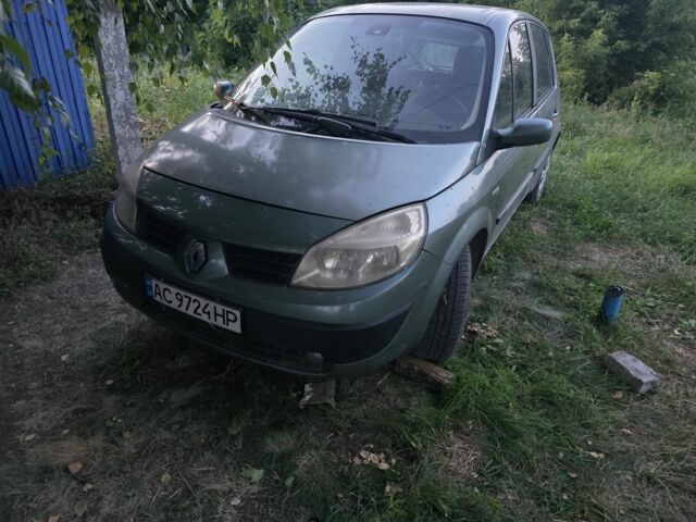 Зеленый Рено Сценик, объемом двигателя 1.6 л и пробегом 275 тыс. км за 1183 $, фото 1 на Automoto.ua