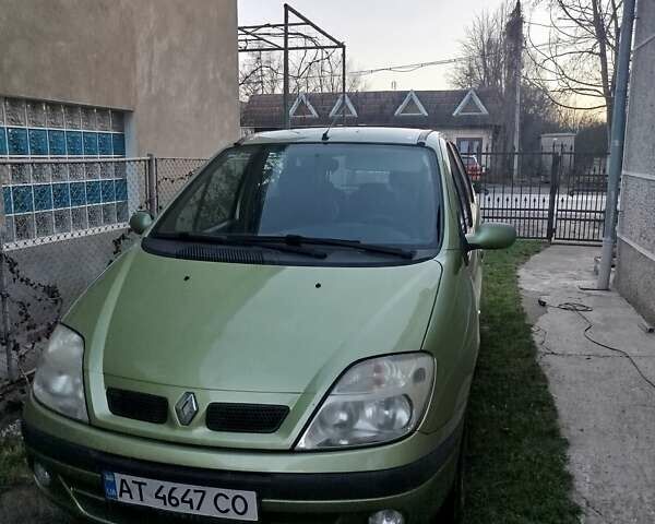 Зеленый Рено Сценик, объемом двигателя 1.6 л и пробегом 216 тыс. км за 3500 $, фото 1 на Automoto.ua