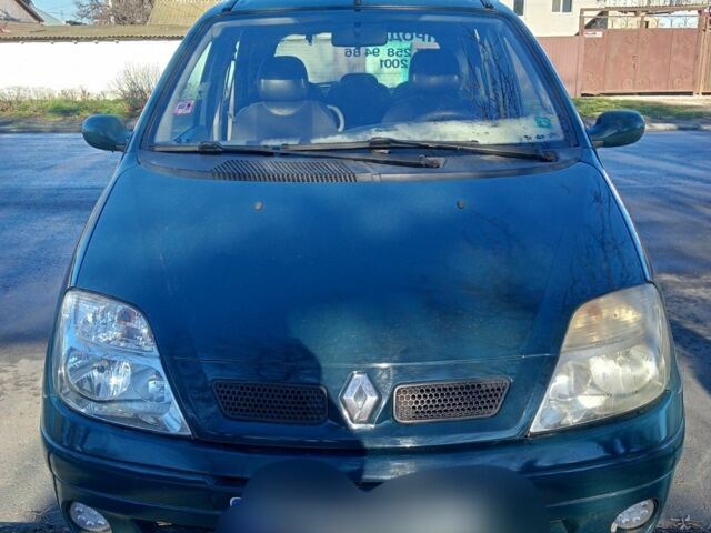 Зеленый Рено Сценик, объемом двигателя 1.9 л и пробегом 387 тыс. км за 3800 $, фото 1 на Automoto.ua