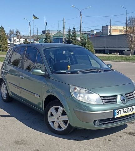Зеленый Рено Сценик, объемом двигателя 1.6 л и пробегом 280 тыс. км за 4500 $, фото 1 на Automoto.ua