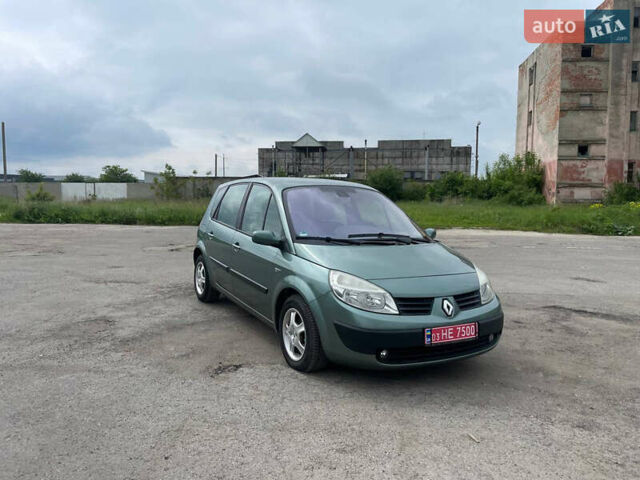 Зеленый Рено Сценик, объемом двигателя 1.6 л и пробегом 114 тыс. км за 4600 $, фото 1 на Automoto.ua