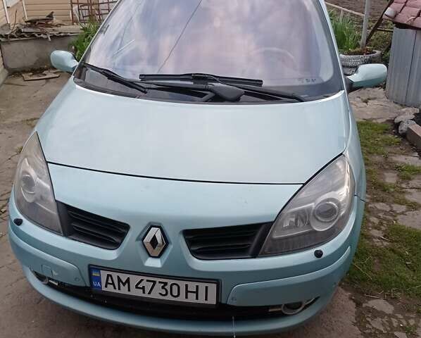 Зелений Рено Сценік, об'ємом двигуна 2 л та пробігом 262 тис. км за 5600 $, фото 1 на Automoto.ua