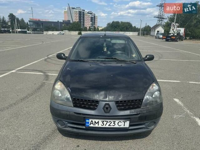 Черный Рено Симбол, объемом двигателя 1.4 л и пробегом 150 тыс. км за 1550 $, фото 1 на Automoto.ua