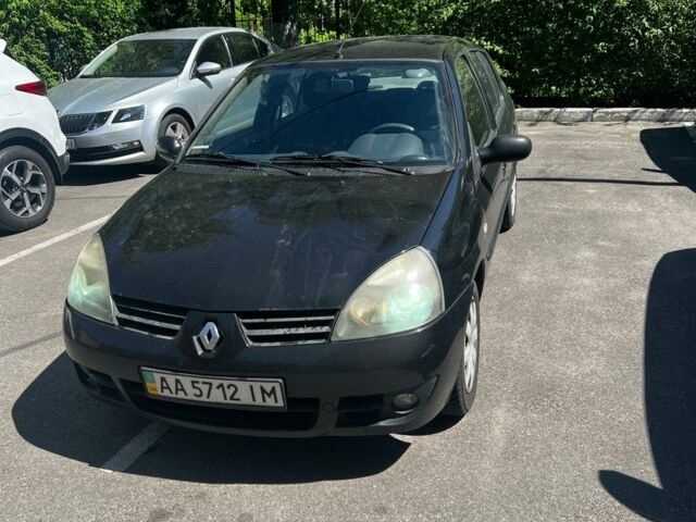 Черный Рено Симбол, объемом двигателя 1.4 л и пробегом 162 тыс. км за 3100 $, фото 1 на Automoto.ua
