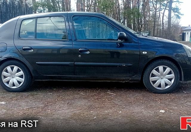 Черный Рено Симбол, объемом двигателя 1.4 л и пробегом 245 тыс. км за 3700 $, фото 1 на Automoto.ua