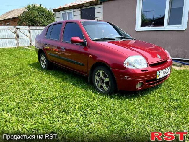 Красный Рено Симбол, объемом двигателя 1.4 л и пробегом 274 тыс. км за 2700 $, фото 1 на Automoto.ua