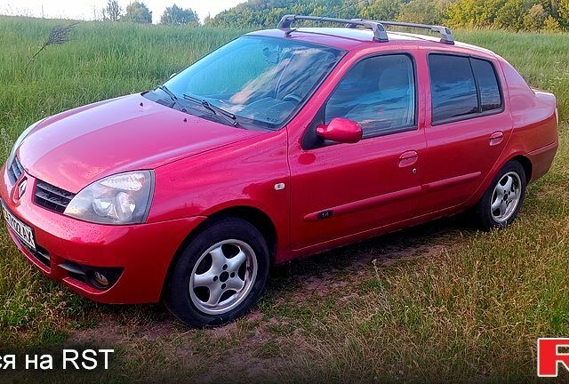 Красный Рено Симбол, объемом двигателя 1.4 л и пробегом 240 тыс. км за 3500 $, фото 1 на Automoto.ua