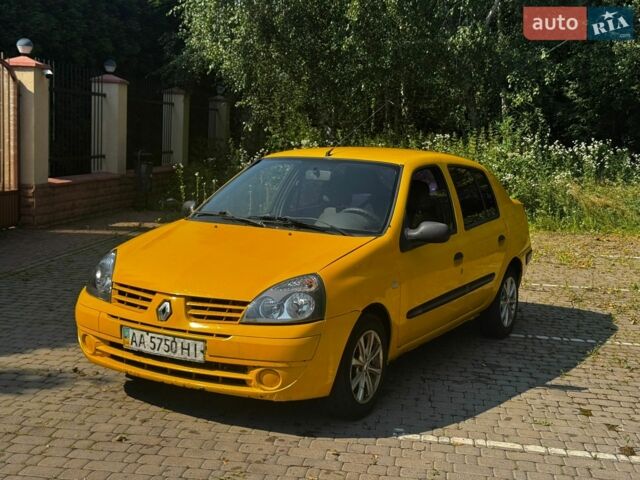 Желтый Рено Симбол, объемом двигателя 1.4 л и пробегом 240 тыс. км за 1999 $, фото 1 на Automoto.ua