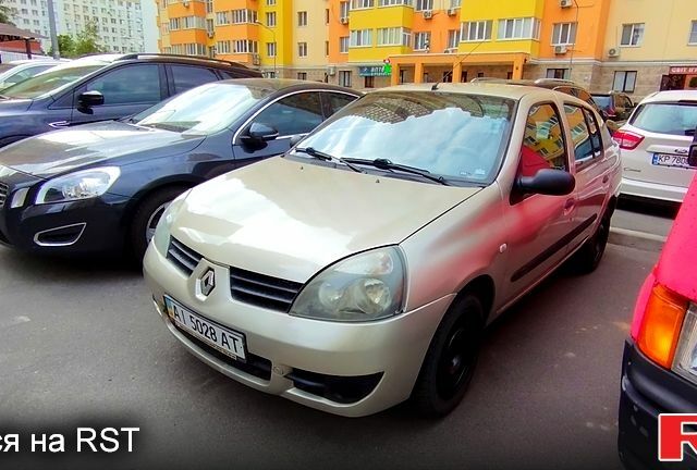 Серый Рено Симбол, объемом двигателя 1.4 л и пробегом 26 тыс. км за 3100 $, фото 1 на Automoto.ua