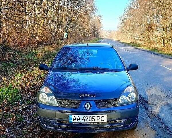 Синий Рено Симбол, объемом двигателя 1.4 л и пробегом 443 тыс. км за 2450 $, фото 1 на Automoto.ua