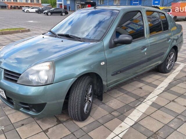 Зеленый Рено Симбол, объемом двигателя 1.4 л и пробегом 172 тыс. км за 3950 $, фото 1 на Automoto.ua