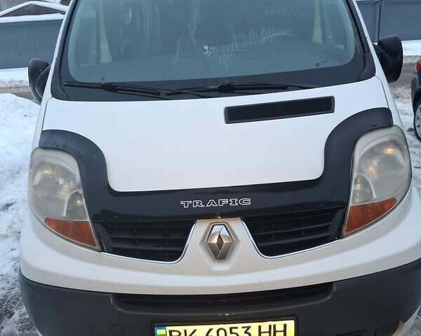 Білий Рено Трафік, об'ємом двигуна 2 л та пробігом 470 тис. км за 9700 $, фото 1 на Automoto.ua