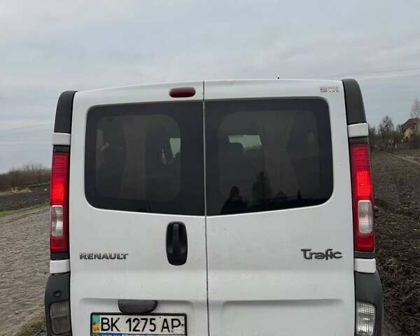 Белый Рено Трафик, объемом двигателя 2 л и пробегом 253 тыс. км за 8700 $, фото 1 на Automoto.ua
