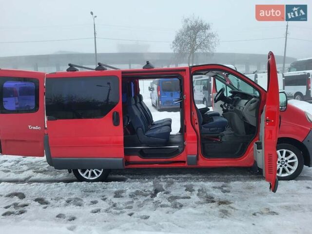 Красный Рено Трафик, объемом двигателя 1.9 л и пробегом 266 тыс. км за 7999 $, фото 1 на Automoto.ua