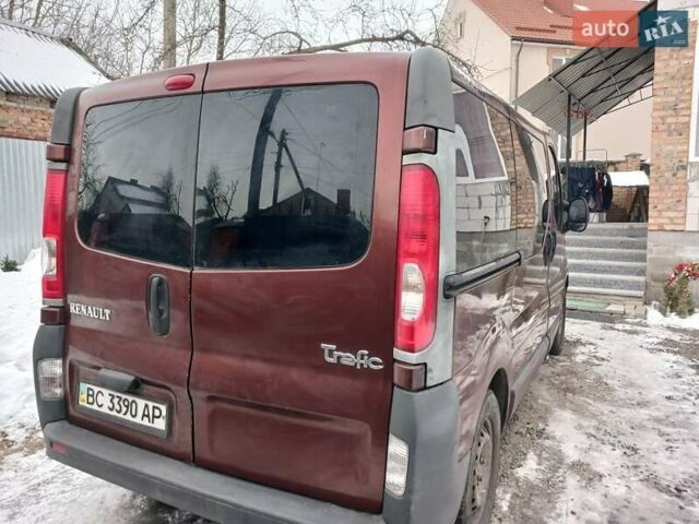 Красный Рено Трафик, объемом двигателя 1.9 л и пробегом 431 тыс. км за 6870 $, фото 1 на Automoto.ua