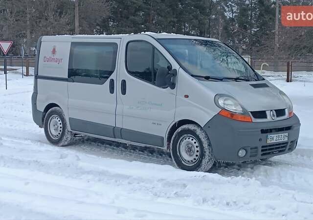 Серый Рено Трафик, объемом двигателя 1.9 л и пробегом 399 тыс. км за 6500 $, фото 1 на Automoto.ua