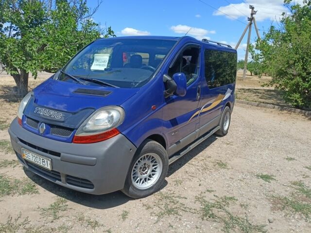 Синий Рено Трафик, объемом двигателя 1.9 л и пробегом 10 тыс. км за 6700 $, фото 1 на Automoto.ua
