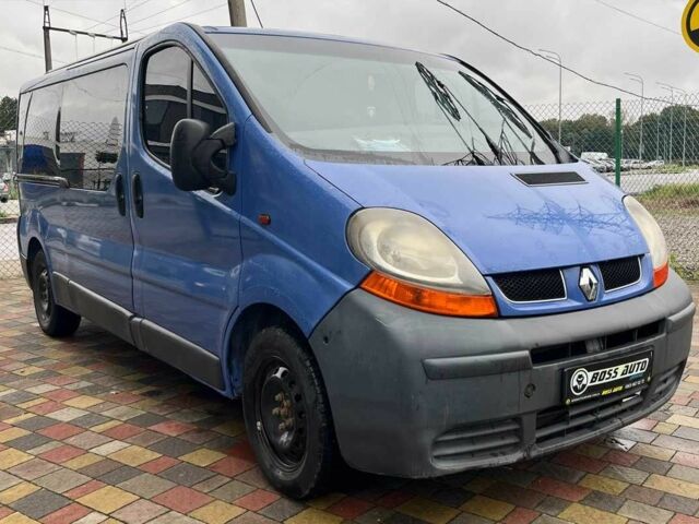 Синий Рено Трафик, объемом двигателя 1.9 л и пробегом 414 тыс. км за 6190 $, фото 1 на Automoto.ua