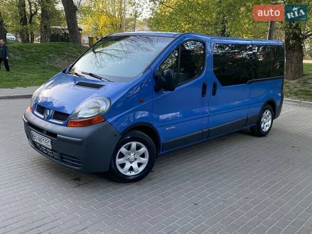 Синий Рено Трафик, объемом двигателя 1.9 л и пробегом 207 тыс. км за 6399 $, фото 1 на Automoto.ua