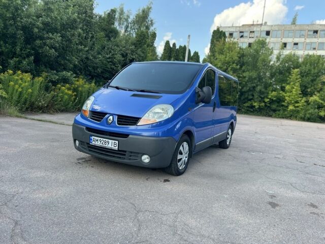 Синій Рено Трафік, об'ємом двигуна 2 л та пробігом 350 тис. км за 8700 $, фото 1 на Automoto.ua