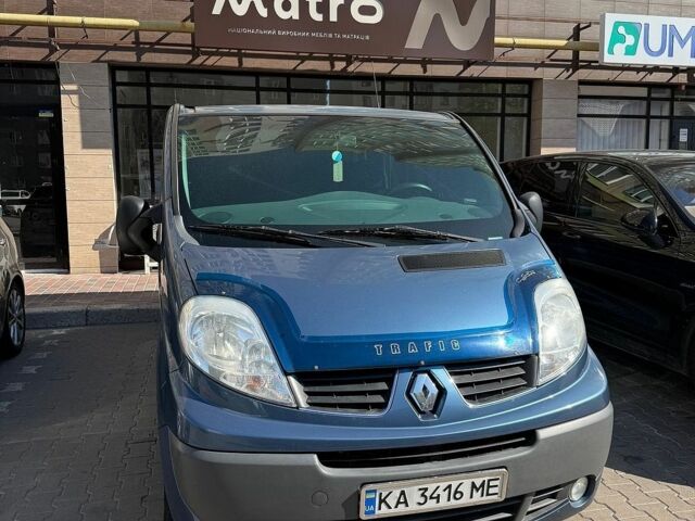 Синий Рено Трафик, объемом двигателя 2 л и пробегом 299 тыс. км за 14200 $, фото 1 на Automoto.ua