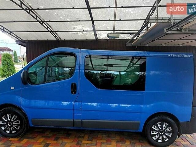 Синий Рено Трафик, объемом двигателя 2 л и пробегом 286 тыс. км за 10300 $, фото 1 на Automoto.ua
