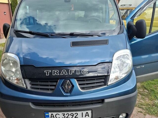 Синий Рено Трафик, объемом двигателя 2 л и пробегом 130 тыс. км за 15800 $, фото 1 на Automoto.ua