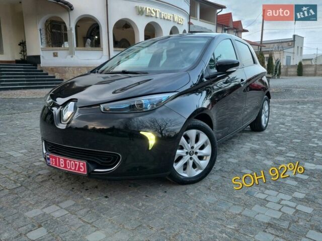 Чорний Рено Зое, об'ємом двигуна 0 л та пробігом 75 тис. км за 6900 $, фото 1 на Automoto.ua