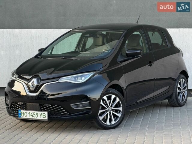 Черный Рено Зое, объемом двигателя 0 л и пробегом 55 тыс. км за 13899 $, фото 1 на Automoto.ua
