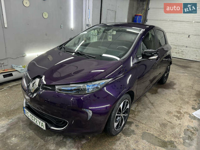 Фіолетовий Рено Зое, об'ємом двигуна 0 л та пробігом 56 тис. км за 12500 $, фото 1 на Automoto.ua