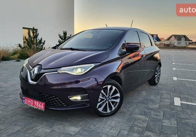 Фиолетовый Рено Зое, объемом двигателя 0 л и пробегом 100 тыс. км за 11950 $, фото 1 на Automoto.ua