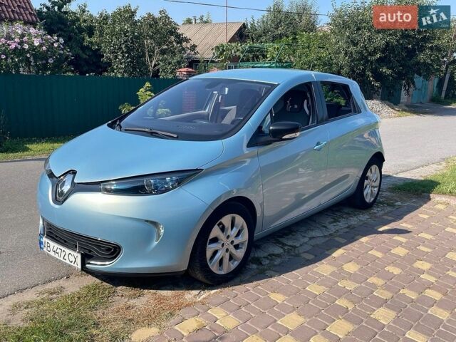 Синий Рено Зое, объемом двигателя 0 л и пробегом 141 тыс. км за 6300 $, фото 1 на Automoto.ua