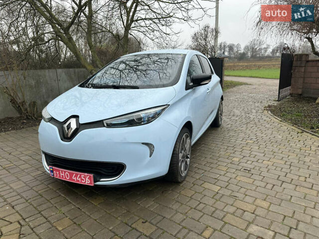 Синий Рено Зое, объемом двигателя 0 л и пробегом 22 тыс. км за 7599 $, фото 1 на Automoto.ua