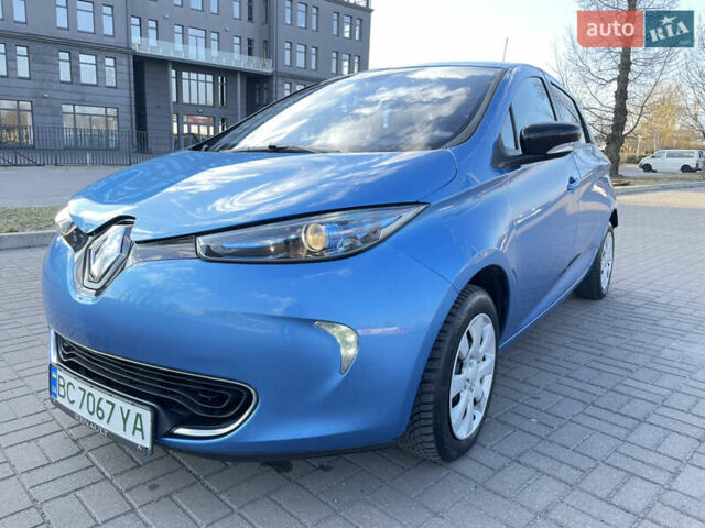 Синий Рено Зое, объемом двигателя 0 л и пробегом 93 тыс. км за 7599 $, фото 1 на Automoto.ua