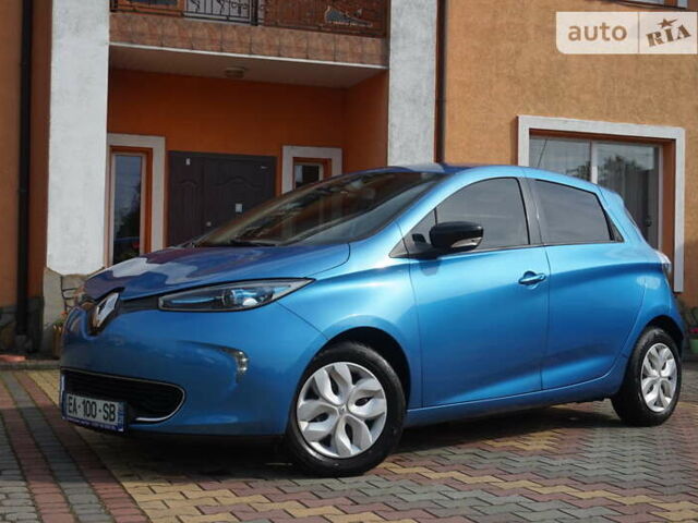Синий Рено Зое, объемом двигателя 0 л и пробегом 71 тыс. км за 7333 $, фото 1 на Automoto.ua
