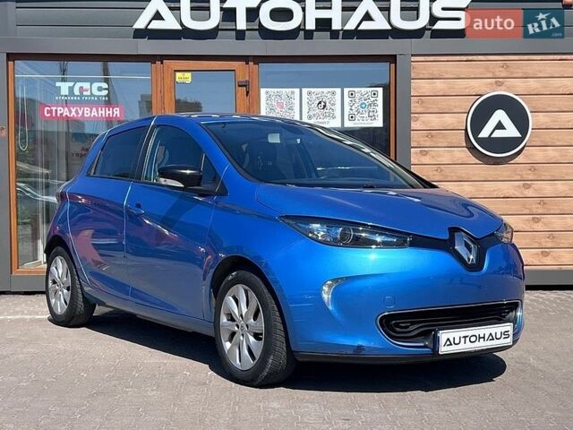 Синий Рено Зое, объемом двигателя 0 л и пробегом 95 тыс. км за 6900 $, фото 1 на Automoto.ua