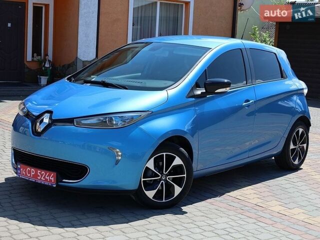 Синий Рено Зое, объемом двигателя 0 л и пробегом 78 тыс. км за 7900 $, фото 1 на Automoto.ua