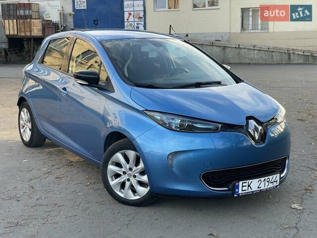 Синий Рено Зое, объемом двигателя 0 л и пробегом 105 тыс. км за 7150 $, фото 1 на Automoto.ua