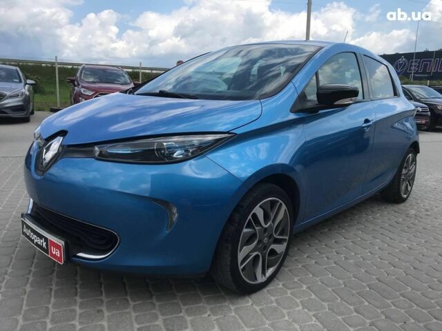 Синий Рено Зое, объемом двигателя 0 л и пробегом 137 тыс. км за 10190 $, фото 1 на Automoto.ua