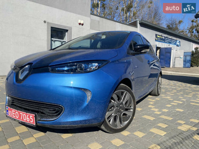 Синий Рено Зое, объемом двигателя 0 л и пробегом 53 тыс. км за 4200 $, фото 1 на Automoto.ua