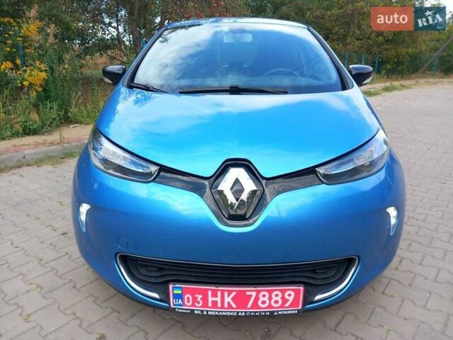 Синий Рено Зое, объемом двигателя 0 л и пробегом 86 тыс. км за 9800 $, фото 1 на Automoto.ua