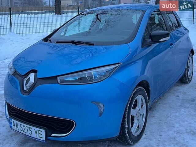 Синий Рено Зое, объемом двигателя 0 л и пробегом 54 тыс. км за 9999 $, фото 1 на Automoto.ua