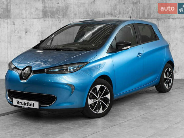Синий Рено Зое, объемом двигателя 0 л и пробегом 60 тыс. км за 6700 $, фото 1 на Automoto.ua