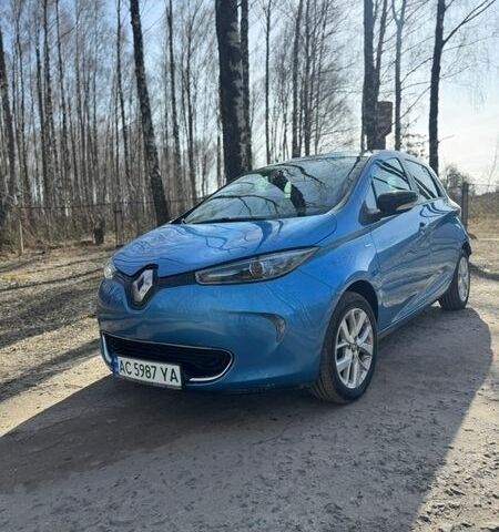 Синий Рено Зое, объемом двигателя 0 л и пробегом 68 тыс. км за 9199 $, фото 1 на Automoto.ua