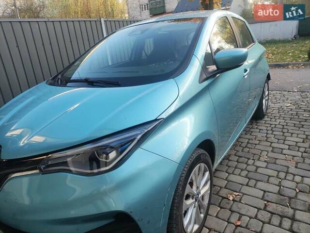 Синий Рено Зое, объемом двигателя 0 л и пробегом 30 тыс. км за 12100 $, фото 1 на Automoto.ua