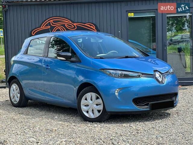 Синий Рено Зое, объемом двигателя 0 л и пробегом 47 тыс. км за 9599 $, фото 1 на Automoto.ua