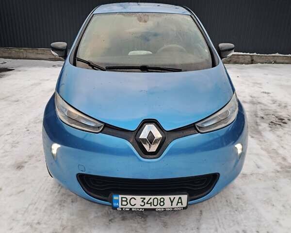Синий Рено Зое, объемом двигателя 0 л и пробегом 53 тыс. км за 8600 $, фото 1 на Automoto.ua
